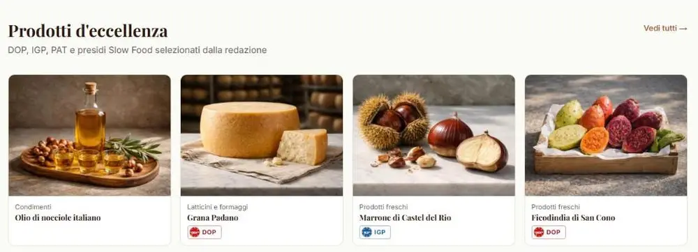 Prodotti d’eccellenza su WikiCibo